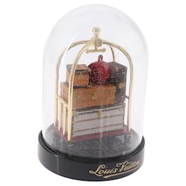 LOUIS VUITTON Trunk Schneekugel Glas Transparent LV Auth 196935A - Louis Vuitton