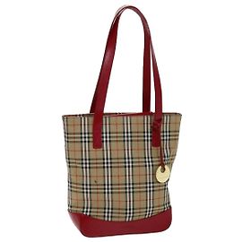 Borsa Tote Burberrys Nova Check Canvas Auth 75666