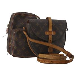 LOUIS VUITTON Borsa a tracolla Monogram Set da 2 LV Auth 189779