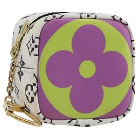 LOUIS VUITTON Monogram Giant Porte Monnaie Cube Multicolor M67669 Auth 197571M