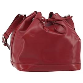 LOUIS VUITTON Borsa a tracolla Epi Petit Noe Carmine M40839 LV Auth 197132A