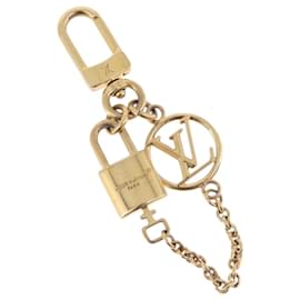 LOUIS VUITTON Micro Charm LV Padlock Charm metal Gold M01555 LV Auth BA15232V - Louis Vuitton