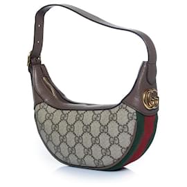 Gucci, borsa a tracolla mini Ophidia in monogramma
