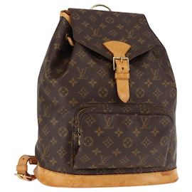 LOUIS VUITTON Monogram Montsouris GM Rucksack M51135 LV Auth 145916A