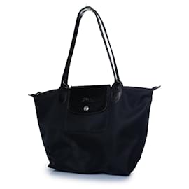 Longchamp, borsa tote mini depose nera