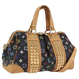 Borsa LOUIS VUITTON Monogram Multicolor Courtney MM 2way Nera M45642 Auth 163673SAV