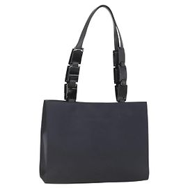 Borsa a tracolla SAINT LAURENT Nylon Navy Silver Auth BA11701