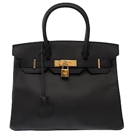 Borsa HERMES Birkin 30 in Pelle Nera - 103825 - Hermès