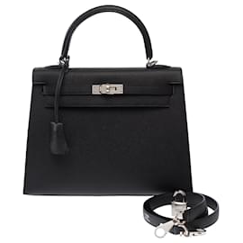 Hermès Borsa HERMES Kelly 25 in Pelle Nera - 103817