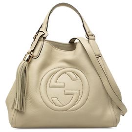 Borsa Soho Satchel piccola in pelle marrone Gucci