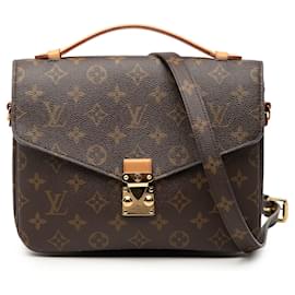 Borsa Louis Vuitton Monogram Pochette Metis Marrone