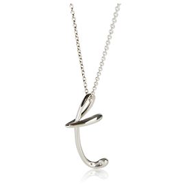 Pendente Elsa Peretti Initial T in argento sterling Tiffany & Co.