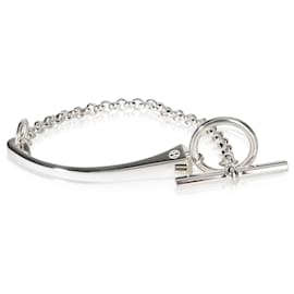 Hermès Sterling Silver Clou de Forge Bracelet