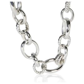 David Yurman Mercer Halskette aus Sterlingsilber und Diamanten