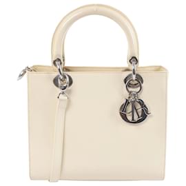 Sac à main 2Way Lady Dior en cuir Dior Beige