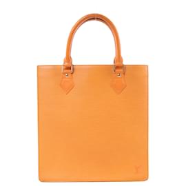 Louis Vuitton Sac Plat PM Epi Leather Handbag in Orange M5274H