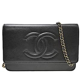 Chanel Wallet on Chain Caviar 19