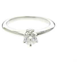 Tiffany & Co. Tiffany Setting Solitär aus Platin mit Diamant 0.33 CT