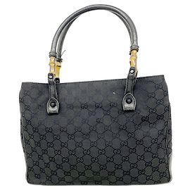 Borsa Tote Gucci GG Canvas Bamboo