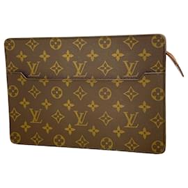Louis Vuitton Monogram Pochette Homme Clutch Bag