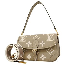 Borsa a tracolla Louis Vuitton Monogram Empreinte Bicolor Diane