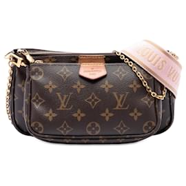 Borsa Louis Vuitton Monogram Multi Pochette Accessoires Marrone