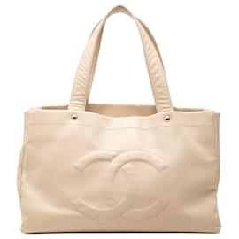 Borsa Shopping Soft Chanel CC Caviar Marrone