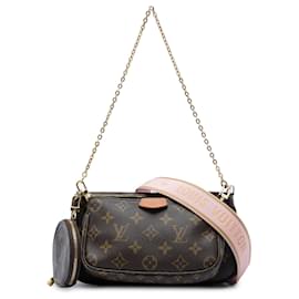 Borsa Louis Vuitton Monogram Multi Pochette Accessoires Marrone
