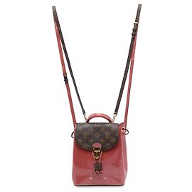 Zaino Louis Vuitton Monogram Vernis Hot Springs rosso