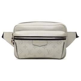 Borsello a vita Louis Vuitton Monogram Taigarama Outdoor Bianco