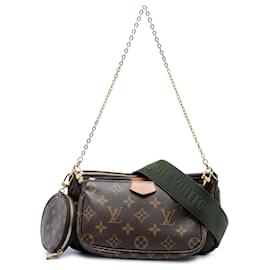 Borsa Louis Vuitton Monogram Multi Pochette Accessoires Marrone