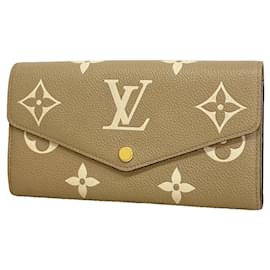 Louis Vuitton Monogram Empreinte Bicolor Portefeuille Sarah NM Long Wallet