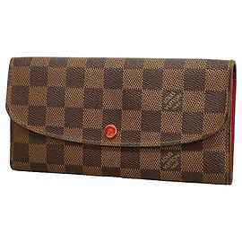 Louis Vuitton Damier Portefeuille Emilie Long Wallet