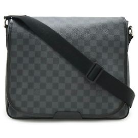 Borsa a tracolla Louis Vuitton Daniel MM Damier Graphite