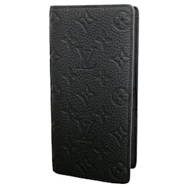 Louis Vuitton Monogram Taurillon Portefeuille Brazza Long Wallet