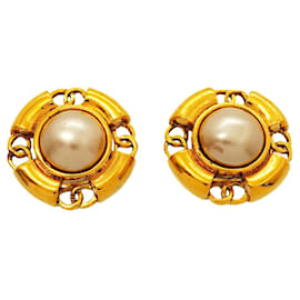 Orecchini a clip Chanel placcati oro