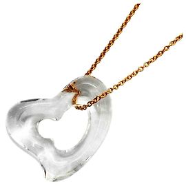 Collana Cuore Tiffany & Co. in Oro Giallo 18K con Cristallo