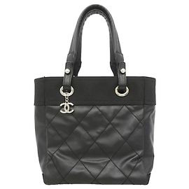 Chanel Paris Biarritz Canvas Tote Bag