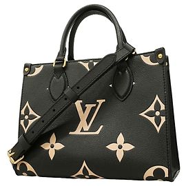 Borsa Louis Vuitton Monogram Empreinte Bicolor OnTheGo PM