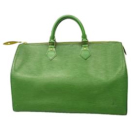 Borsa Louis Vuitton Epi Speedy 35 in Borneo Green