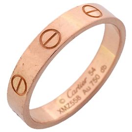 Anillo Mini Love Cartier en oro rosa de 18K