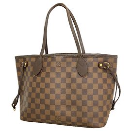 Bolso Tote Louis Vuitton Damier Neverfull PM N51109 Ebene
