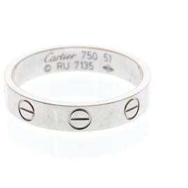 Anello Cartier Mini Love in Oro Bianco