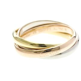 Anello Cartier Trinity in oro 18K rosa bianco e giallo