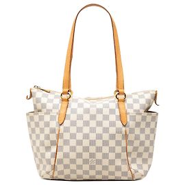 Louis Vuitton White Damier Azur Totally PM