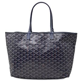 Goyard Blue Goyardine Saint Louis PM