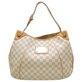 Louis Vuitton White Damier Azur Galliera GM