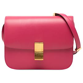 Celine Pink Medium Calfskin Classic Box - Céline