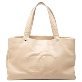 Borsa Shopping Chanel Brown CC Caviar Soft