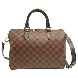 Louis Vuitton Brown Damier Ebene Speedy Bandouliere 30